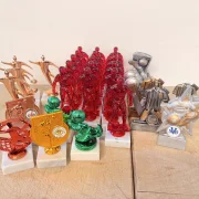 PDR Soccer figures in various colors 130 pieces