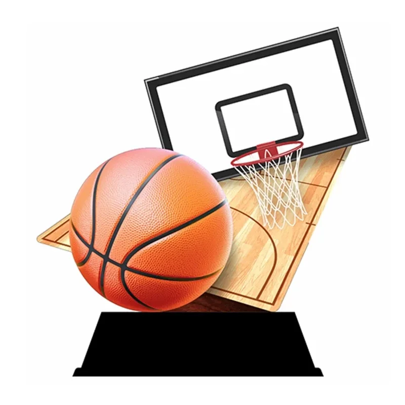 PDR Holz-Trophäe Basketball 4 Stück