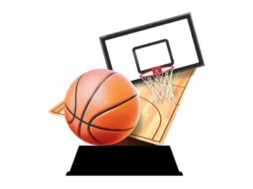 PDR Holz-Trophäe Basketball 4 Stück
