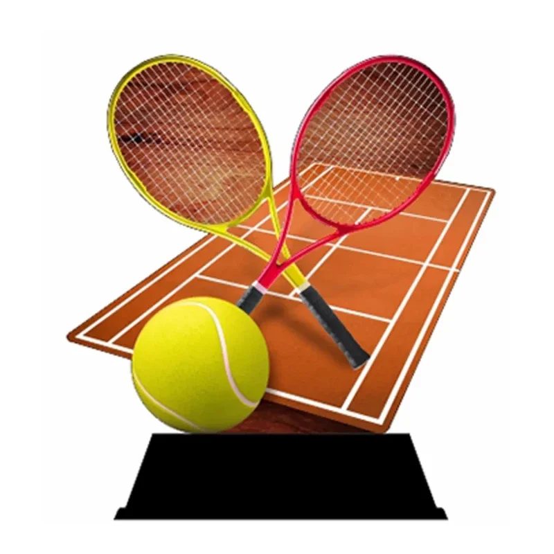 PDR Wooden trophy-tennis in 3 sizes 21 pieces