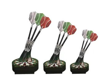 PDR Wooden trophy-darts in 3 sizes 10 pieces