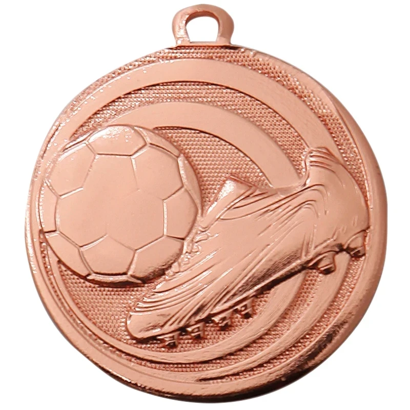 PDR ME.089.03.AA Stückpreis 0,79 Euro Medaille Fußball mit Schuh Ø 32 mm 34 Stück