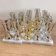 PDR Mix of trophies in various shapes 125 pieces