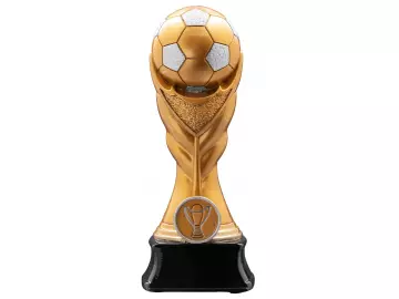 Price for one 3,05 Euro Resin trophy soccer 107 pieces